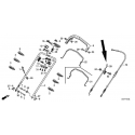 Câble frein moteur Honda HRX537  - 54530VL0S01