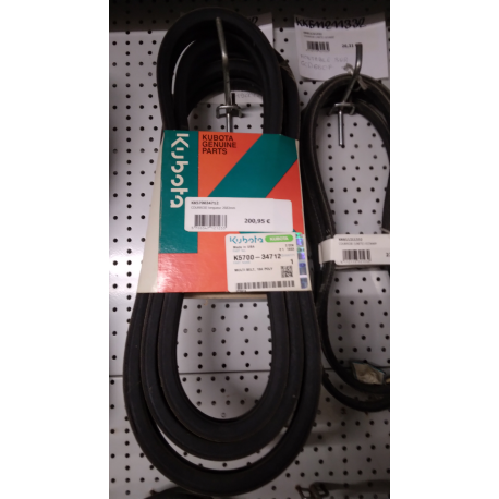 Courroie de plateau K570034712 KUBOTA RCK48