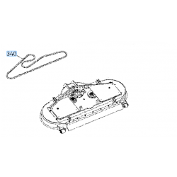 Courroie de plateau W21TS00764 KUBOTA RMR150-H