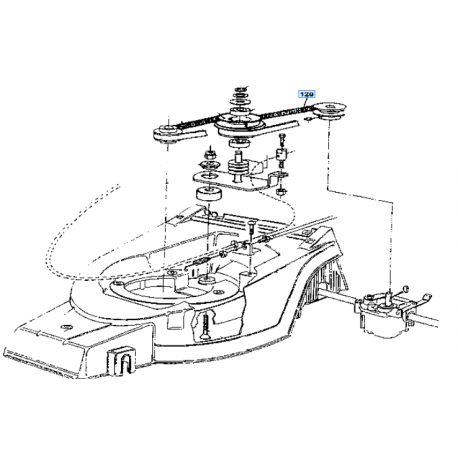 courroie origine KUBOTA 0029274110 COTTAGE 48 TC