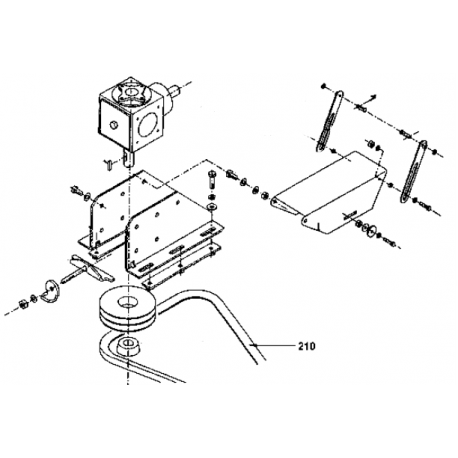 courroie origine KUBOTA 0055505407 plateau mulching 1m50