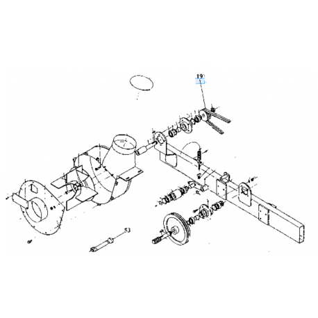 poulie de turbine origine KUBOTA 0072702120 GCD700