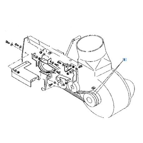 Courroie de turbine KUBOTA 0083500954 GCD420N