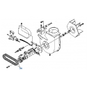 Courroie de turbine KUBOTA 0083511165 GCD420NII GCD680F