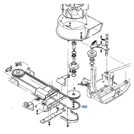 Courroie de turbine KUBOTA 0084301685 GCD360NM