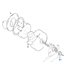 Poulie de turbine KUBOTA 0084974280 GCD750H