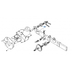 Courroie de turbine KUBOTA 0751000087 GCD700 GCD750