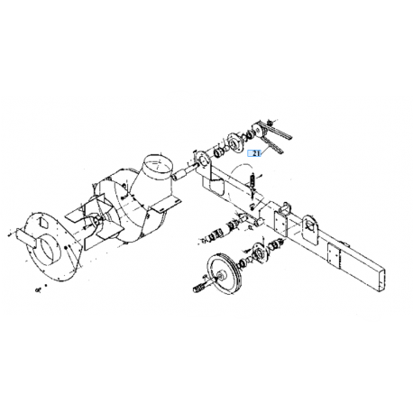 Courroie de turbine KUBOTA 0751000087 GCD700 GCD750H