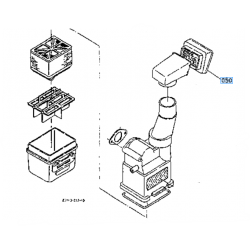 filtre externe origine KUBOTA 1264311360 TF70 TF80