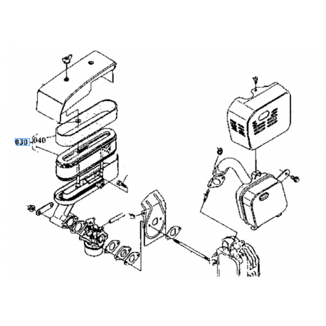 filtre à air origine KUBOTA 1268111220 