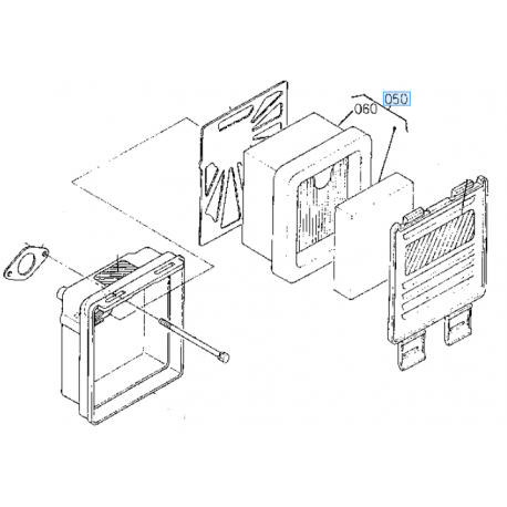 filtre à air origine KUBOTA 1281211210 MK40