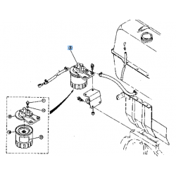 filtre à carburant complet origine KUBOTA 1522143010 L185 L245