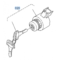 Contacteur à clé KUBOTA 1524863590