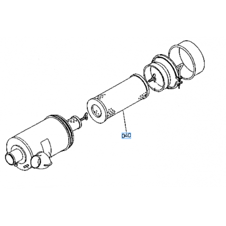 filtre à air origine KUBOTA 1560611080