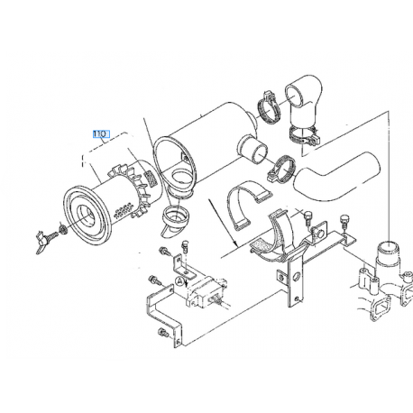 filtre à air origine KUBOTA 1585211080