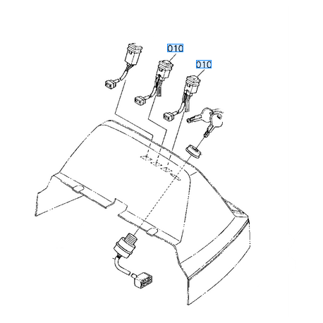 interupteur phare de travail KUBOTA 3691954222