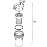 filtre à carburant complet origine KUBOTA 1522143010 L185 L245