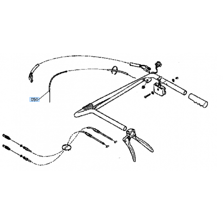 cable accélérateur origine KUBOTA 0010342930 TF20