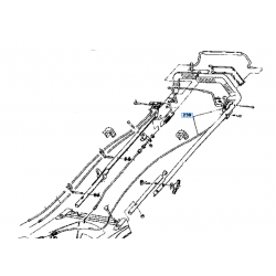 cable avec levier embrayge de lame 0029242180 tondeuse KUBOTA COTTAGE 48 TC