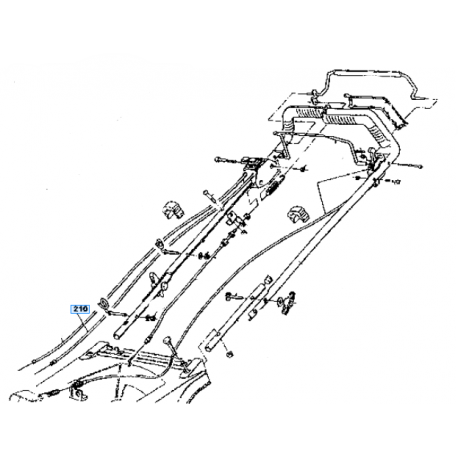 cable variateur 0029242440 tondeuse KUBOTA COTTAGE 48 TC