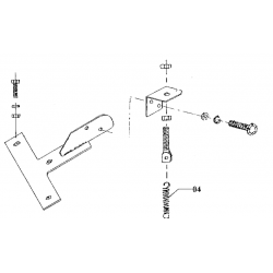 ressort kit suspension de  turbine KUBOTA 0083510349 GCD420