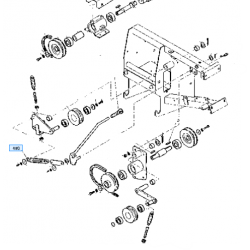 Ressort levier d'embrayage KUBOTA 0083525150 GCD420