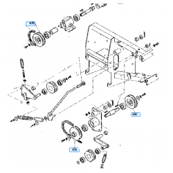 poulie entrainement de turbine KUBOTA 0083533580 GCD420