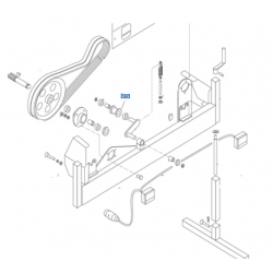 galet tendeur de courroie KUBOTA 0084561645 GCD450H GCD460 GCD750H