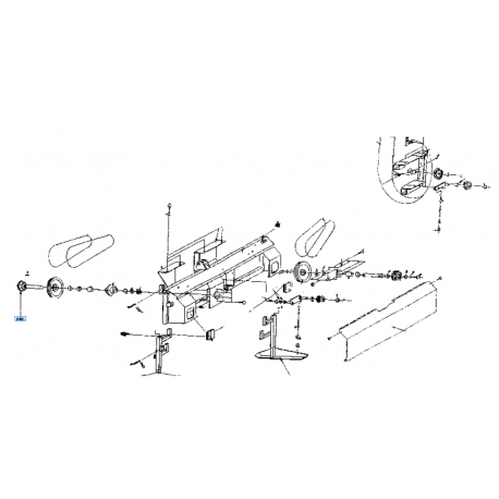 arbre prise de force KUBOTA 0084834530 GCD600