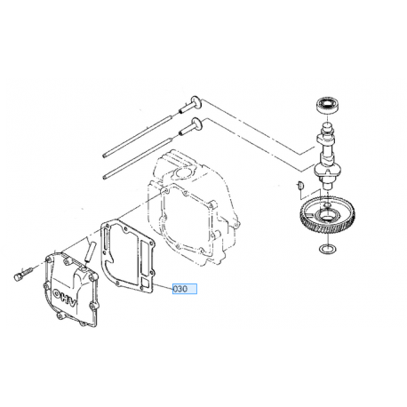 joint couvre culasse KUBOTA 1218214520 T1400 