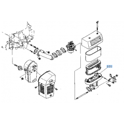 support filtre à air KUBOTA 1219111150 W4019 W4021