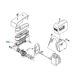 support filtre à air KUBOTA 1268211155 W5019 W5021