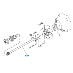 Arbre de transmission KUBOTA 6604113522