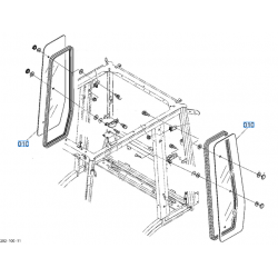 Vitre latérale KUBOTA 6C26272210 B2230 - B2530