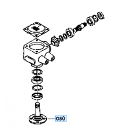 Arbre de sortie renvoi d'angle KUBOTA 7670030073 GCD420 GDC550