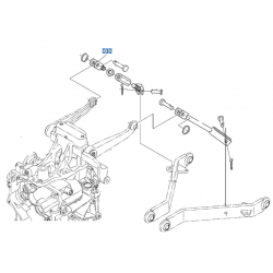 Chape de relevage supérieure droite K258138230 KUBOTA BX231 BX261