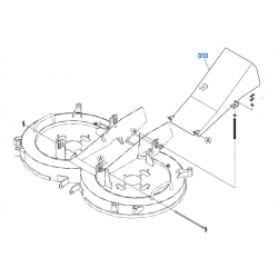 couvercle conduit d'évacuation RCK54 K545372724 KUBOTA G26