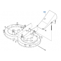 Plaque conduit d'évacuation K545372724 KUBOTA G26