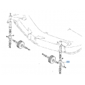 Fourche de roue avant gauche K576142150 de plateau KUBOTA