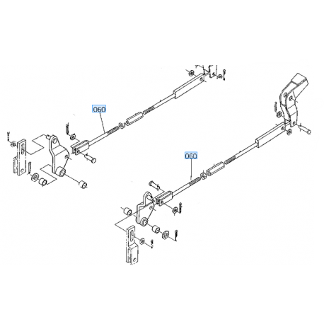 barre de relevage plateau rc60 K582061130 KUBOTA ST30