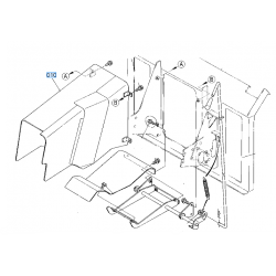 Conduit d'évacuation K607263770 KUBOTA GCK500 pour G18 - G21