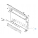 Cadre support grille arrière GCK500 K60739541 KUBOTA G18 G21