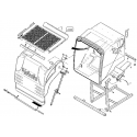 Tôle pour grille de bac W21TS07030 KUBOTA GCD900