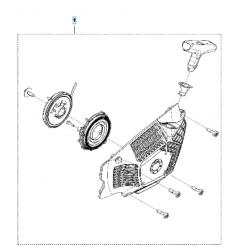 Lanceur complet pour 565 / 572 XP HUSQVARNA