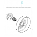 Cloche d'embrayage 3/8" 7T pour 565 / 572 XP HUSQVARNA