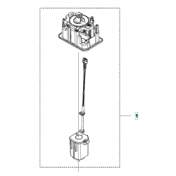 Moteur de coupe Automower 305 - 310 / 315 Mark II