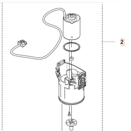 moteur de coupe 531260901 Automower 320 Nera - 430X Nera - 450X Nera