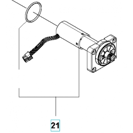 Moteur de roue Automower 450x nera - 550 - 550 epos