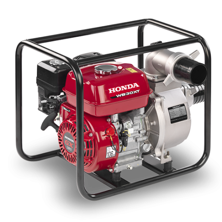 Pompe à moteur thermique Honda essence 5,9 Kw pour eau engrais 600 L / Min  sur bati