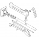 carter inférieur tube de transmisison de débroussailleuse 4116-791-1007 STIHL FS360 FS420